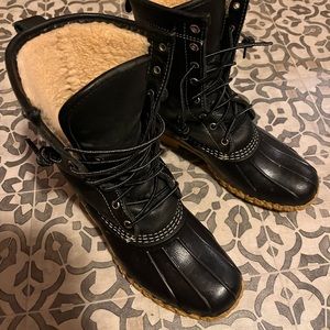 LL Bean sheepskin boots